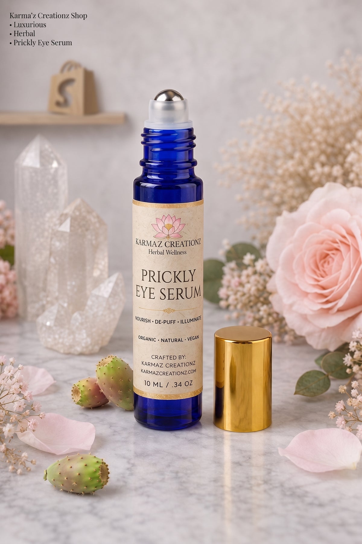 Prickly Eye Serum | Botanical De-Puffing & Illuminating Elixir