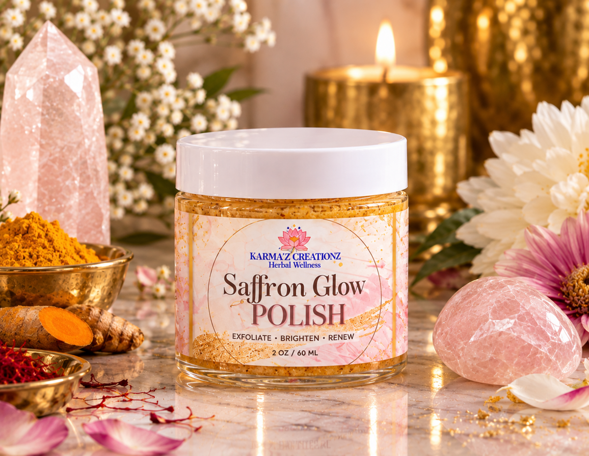 ✨ Saffron Glow Polish